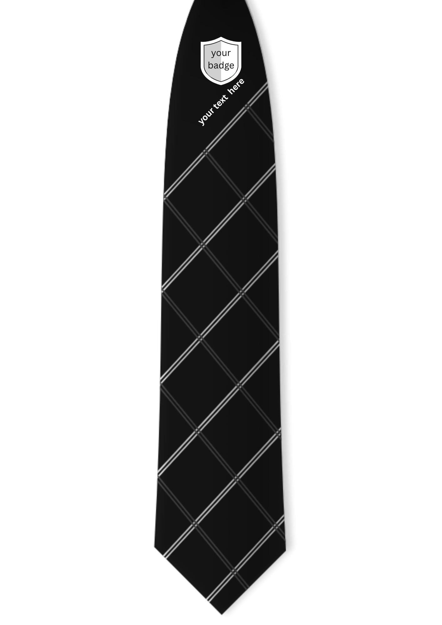 The Crest – Classic Club Tie Template
