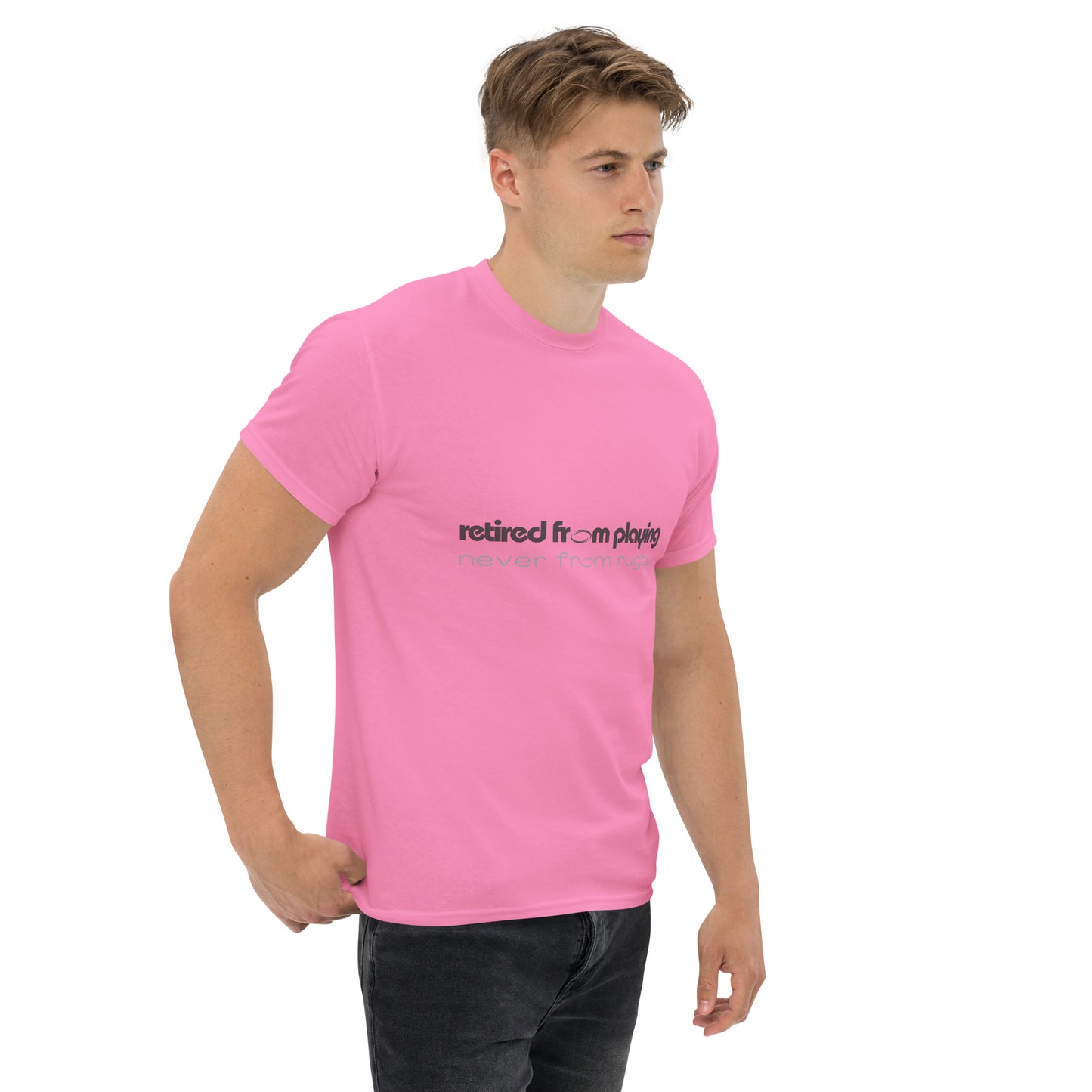 Rugby Tee Shirt Retired From Playing Never From Rugby