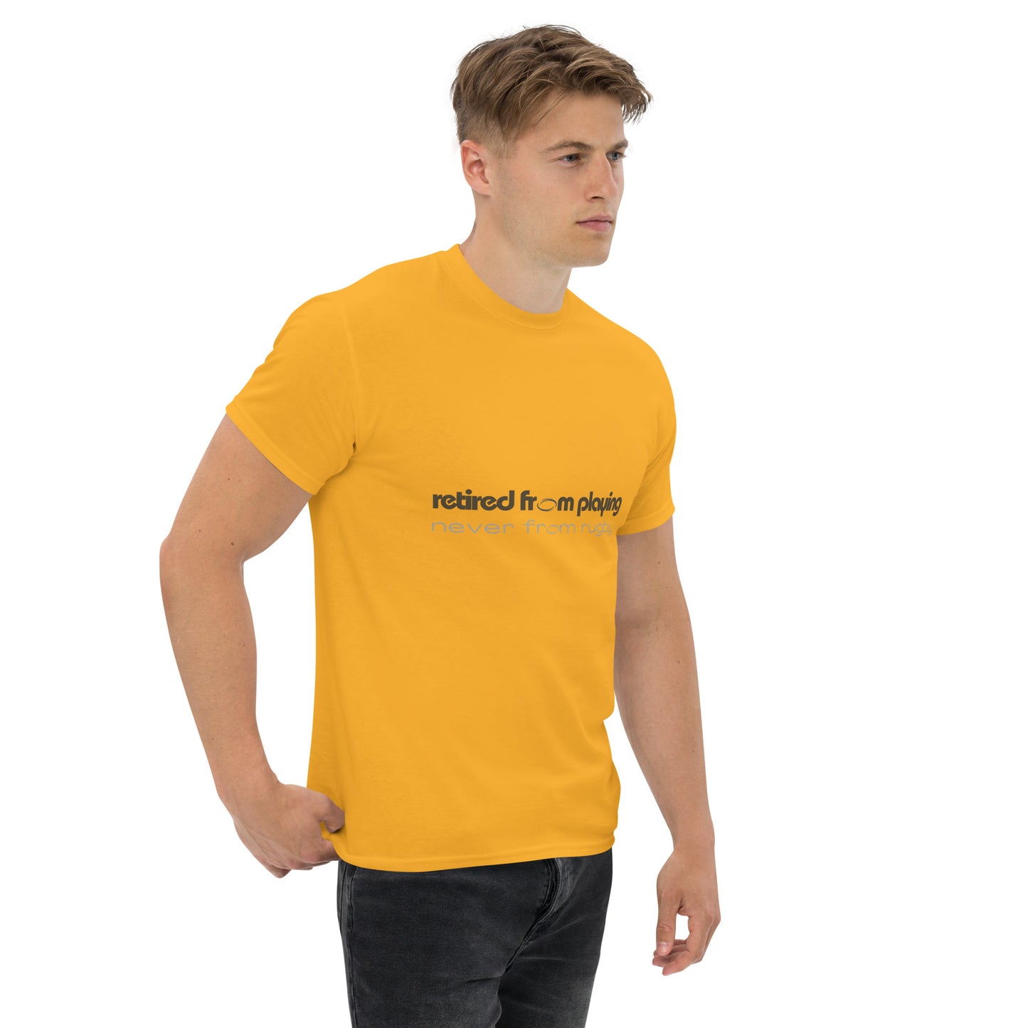 Rugby Tee Shirt Retired From Playing Never From Rugby
