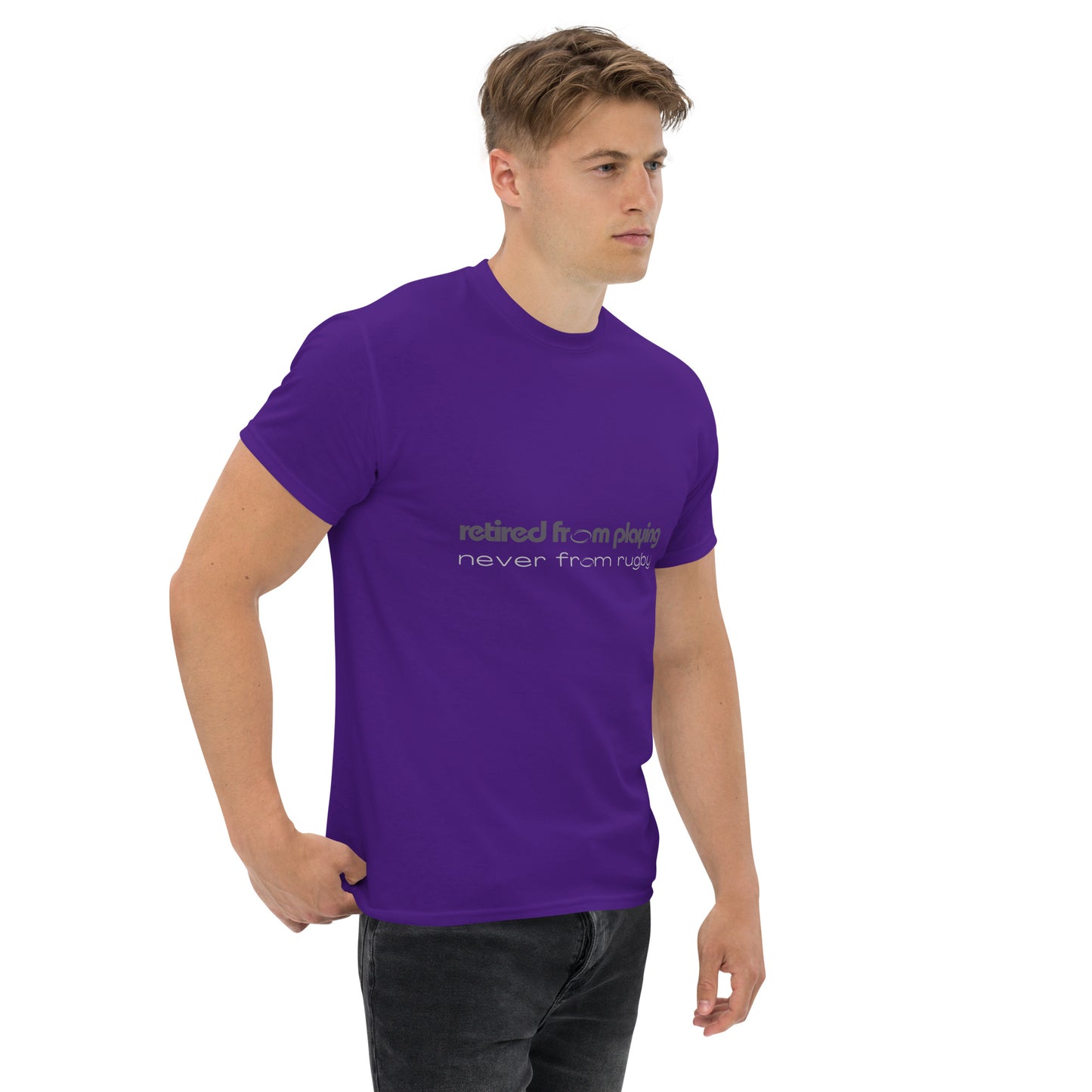Rugby Tee Shirt Retired From Playing Never From Rugby