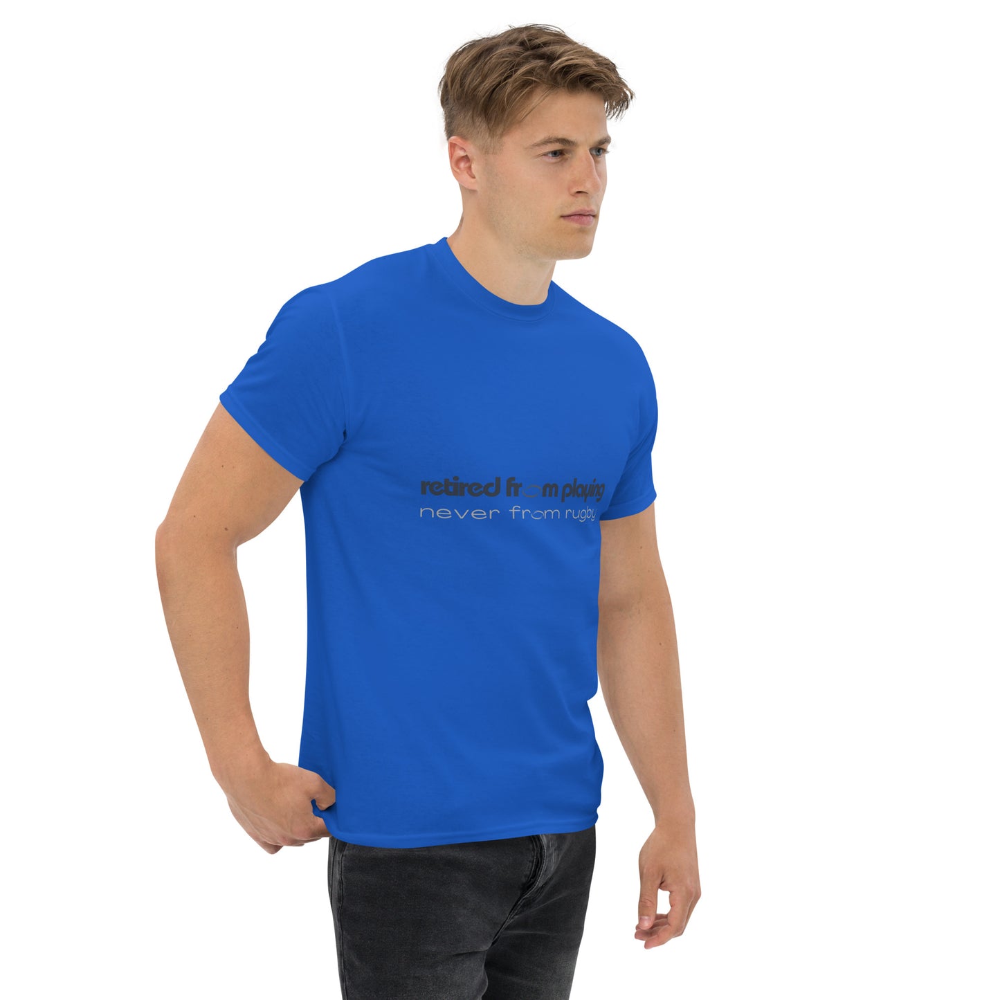 Rugby Tee Shirt Retired From Playing Never From Rugby