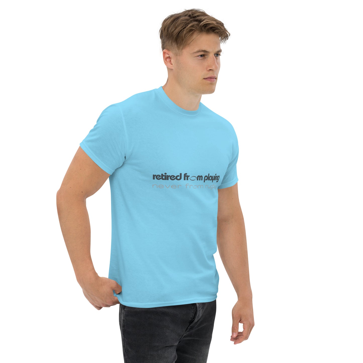 Rugby Tee Shirt Retired From Playing Never From Rugby
