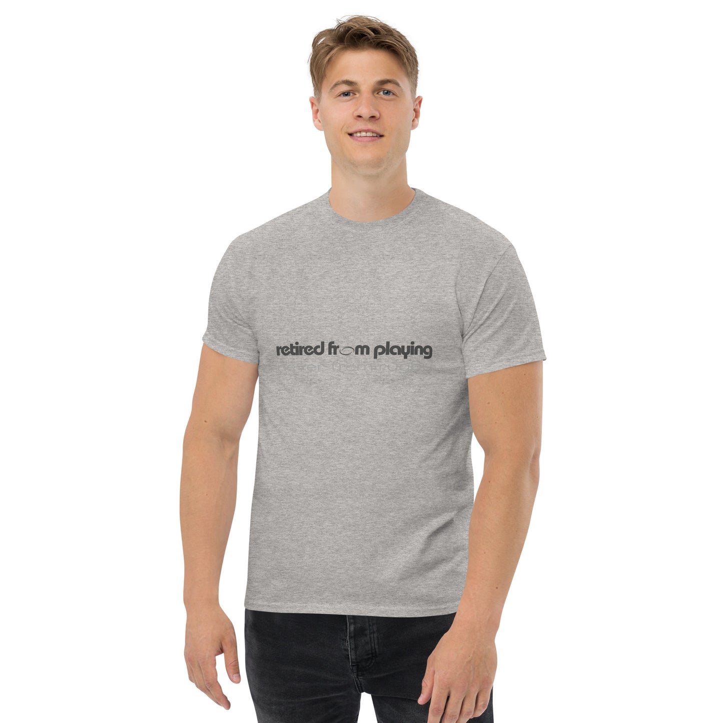 Rugby Tee Shirt Retired From Playing Never From Rugby