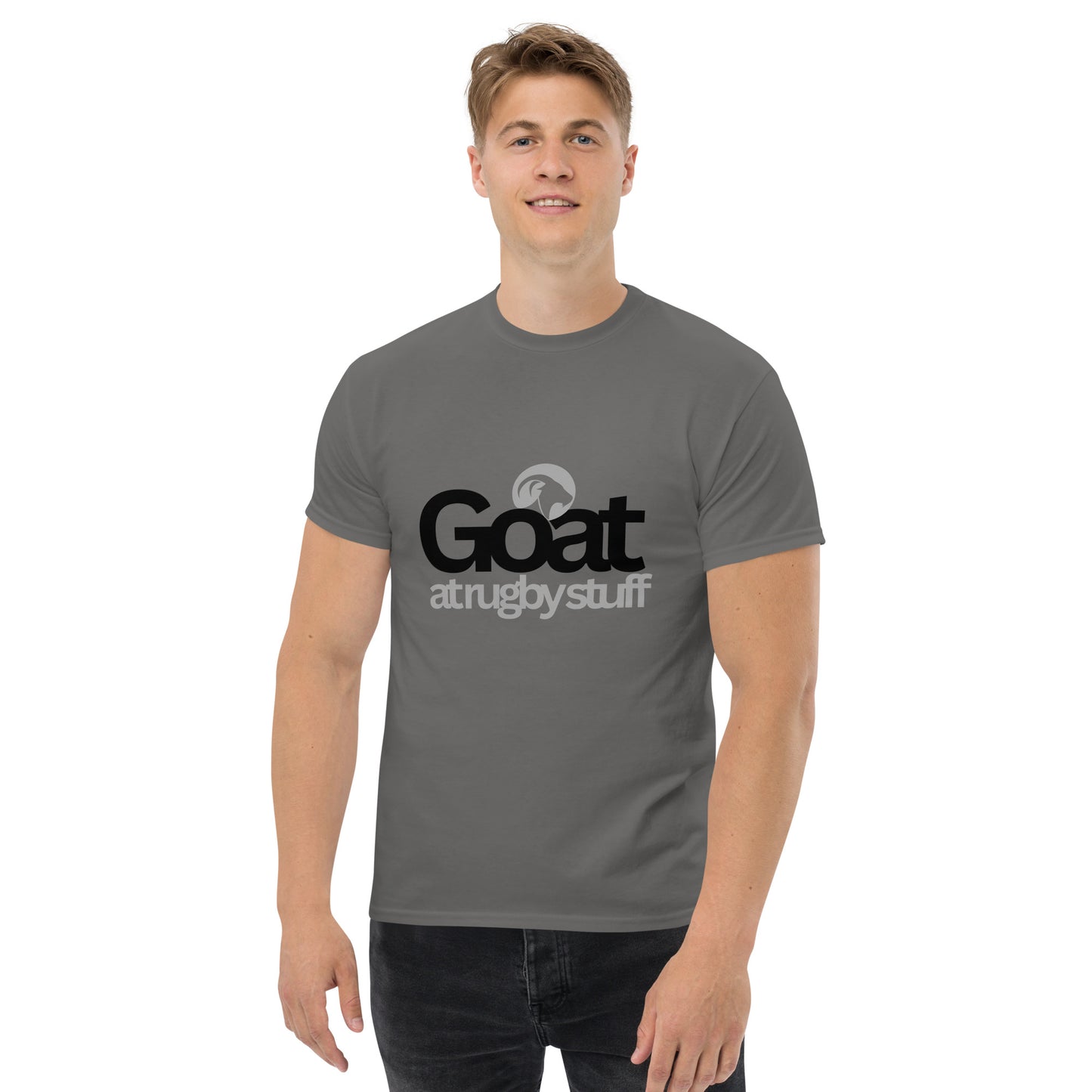 Rugby Goat At Rugby Stuff Classic Tee