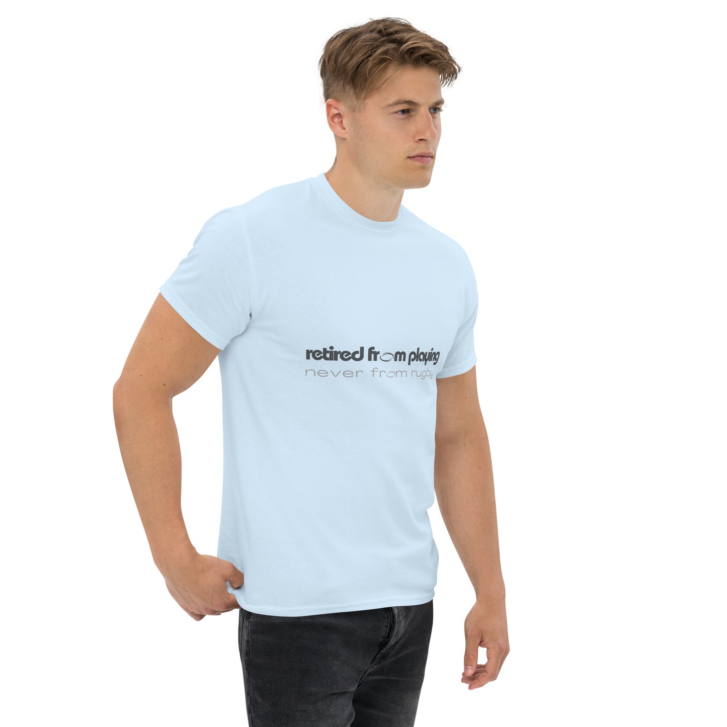 Rugby Tee Shirt Retired From Playing Never From Rugby