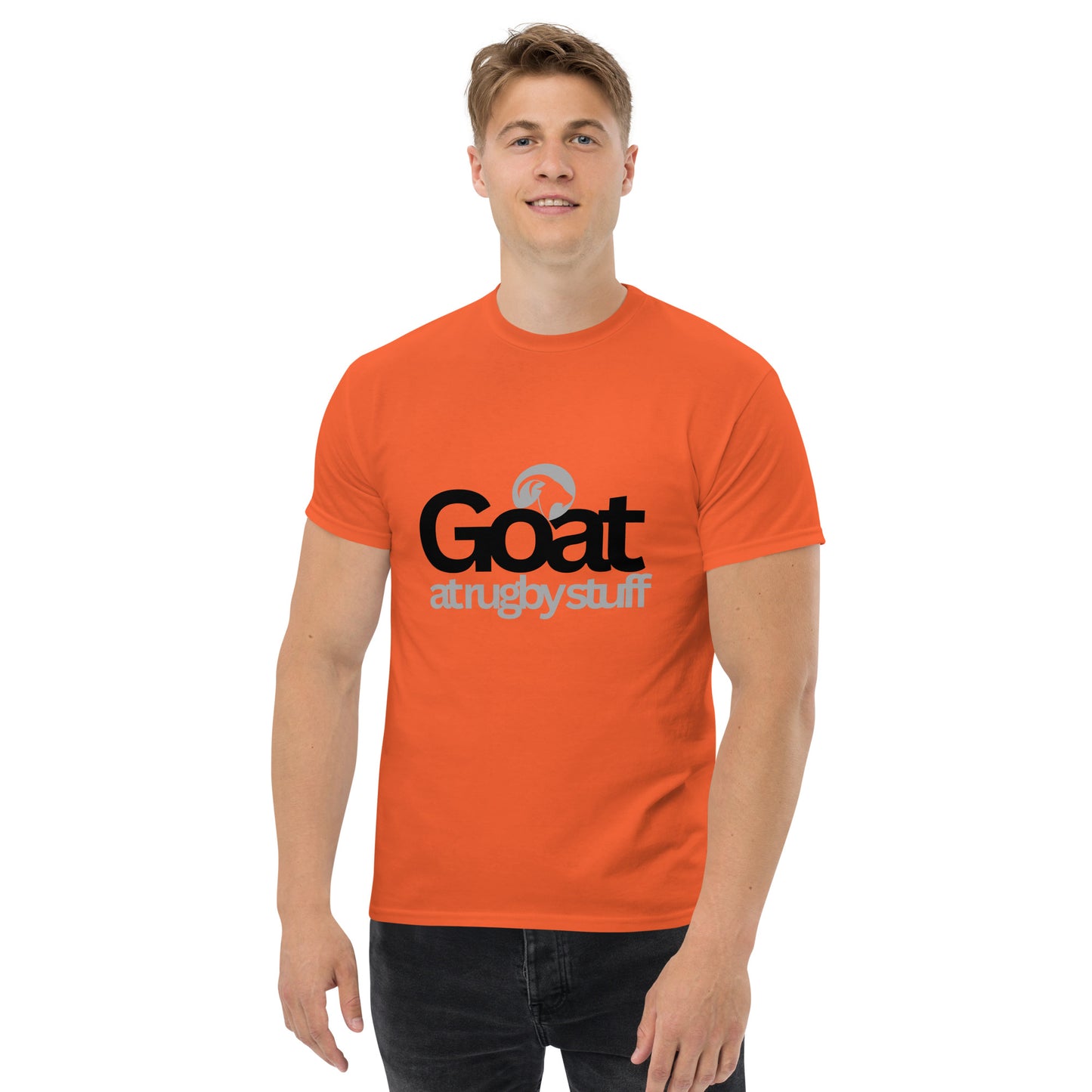 Rugby Goat At Rugby Stuff Classic Tee